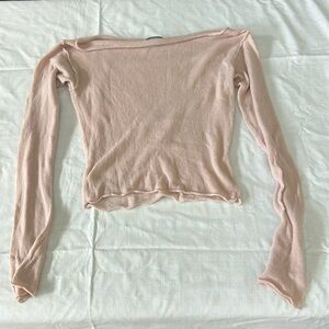Light pink knit
